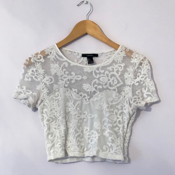 Forever 21 Tops - Forever 21 Mesh Top